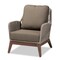 Baxton Studio Jennifer MidCentury Transitional Grey Woven Rope Mahogany Accent Chair 212-12808-ZORO - alternate 10
